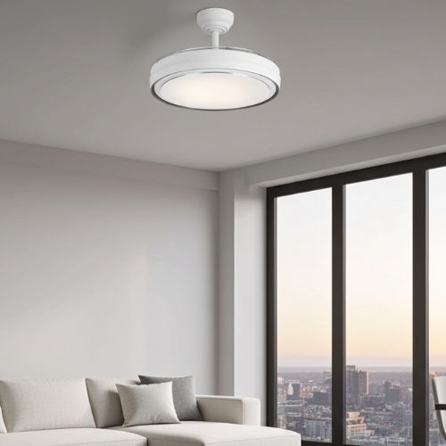 Ventilador de Techo DC Siux 60W Blanco – Aspas Desplegables, LED Regulable 6980lm y Motor Silencioso - vista 4