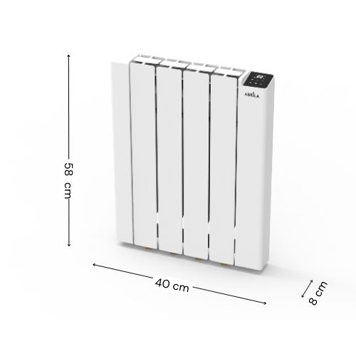 Emisor Térmico de Fluido City Blanco 600W – WiFi, Bajo Consumo y Programable - vista 2