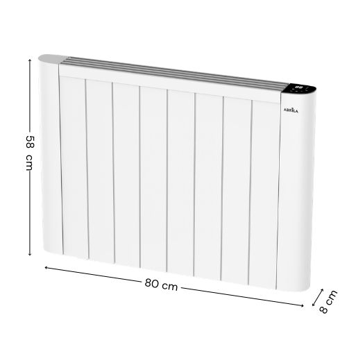 Dimensiones técnicas Country 1500W: 58x80x8 cm.