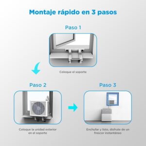 como poner midea portasplit pinguino aire acondicionado