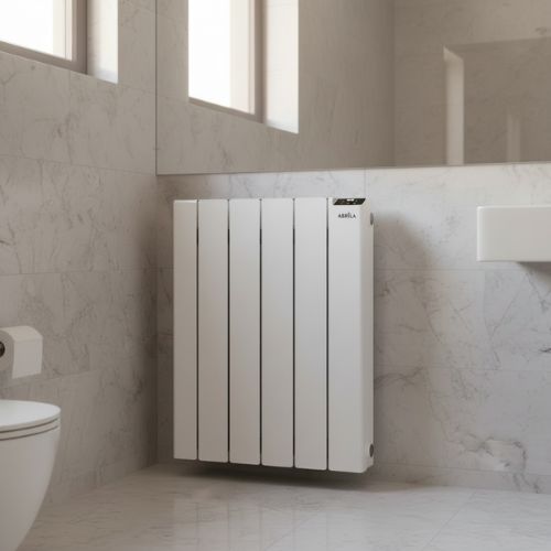 Emisor Térmico de Fluido City Blanco 600W – WiFi, Bajo Consumo y Programable - vista 4