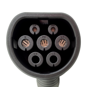 Cable de Recarga para Vehículo Eléctrico Tipo 2 a Tipo 2 (Mennekes) | 5 Metros, Monofásico, 32A, 7.4kW | Resistente y Flexible - Imagen 4