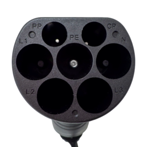Cable de Recarga para Vehículo Eléctrico Tipo 2 a Tipo 2 (Mennekes) | 5 Metros, Monofásico, 32A, 7.4kW | Resistente y Flexible - Imagen 5