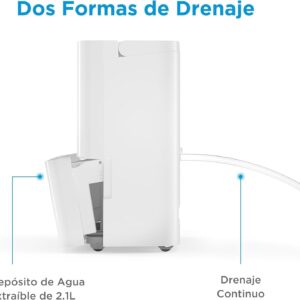 deshumidificador drenaja