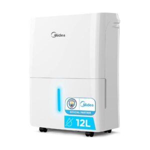MIDEA Deshumidificador 12L Silencioso para Humedad en Casa hasta 20 m² / 50 m³ | Bajo Consumo con Refrigerante R290 | Deshumidificador para Habitación, Baño o Sótano | Depósito Extraíble y Control de Humedad MIDEA Deshumidificador 12L Silencioso para Humedad en Casa hasta 20 m² / 50 m³ | Bajo Consumo con Refrigerante R290 | Deshumidificador para Habitación, Baño o Sótano | Depósito Extraíble y Control de Humedad