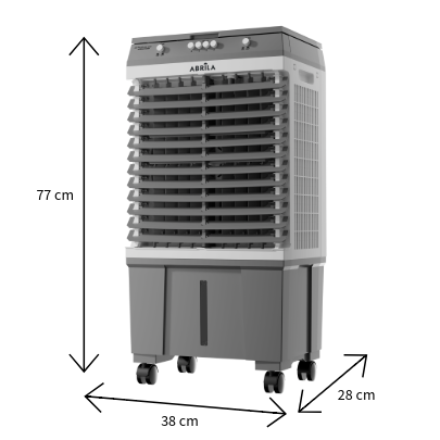 Climatizador Evaporativo Industrial Portátil Titanic | 20L | 65W | HUMIDIFICADOR, VENTILACIÓN y REFRIGERACIÓN POR AGUA - vista 2