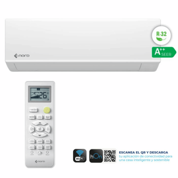 Aire Acondicionado Split Inverter NORD Karelia 35 WiFi (By Haier) 3010 Frigorías A++/A+++ R32