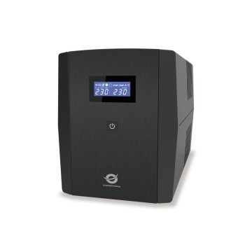 SAI 1200VA Conceptronic 720W 2 Schuko + 3 IEC Proteccion Puerto LAN Modem