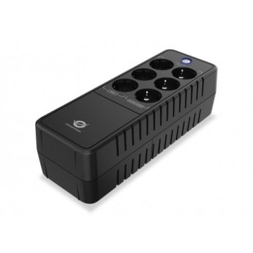 SAI 600VA Conceptronic 360W Oficina 6 Tomas Enchufe Proteccion Puerto LAN Modem
