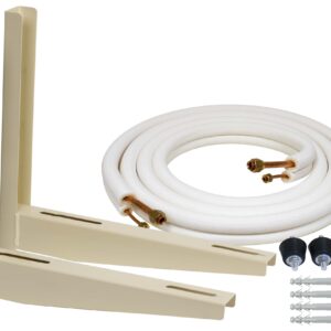 Kit de Instalación para Aire Acondicionado 1/4″-1/2″ AS01522 (Tubo Cobre 5m + Soportes + Antivibradores) Kit de Instalación para Aire Acondicionado 1/4″-1/2″ AS01522 (Tubo Cobre 5m + Soportes + Antivibradores)